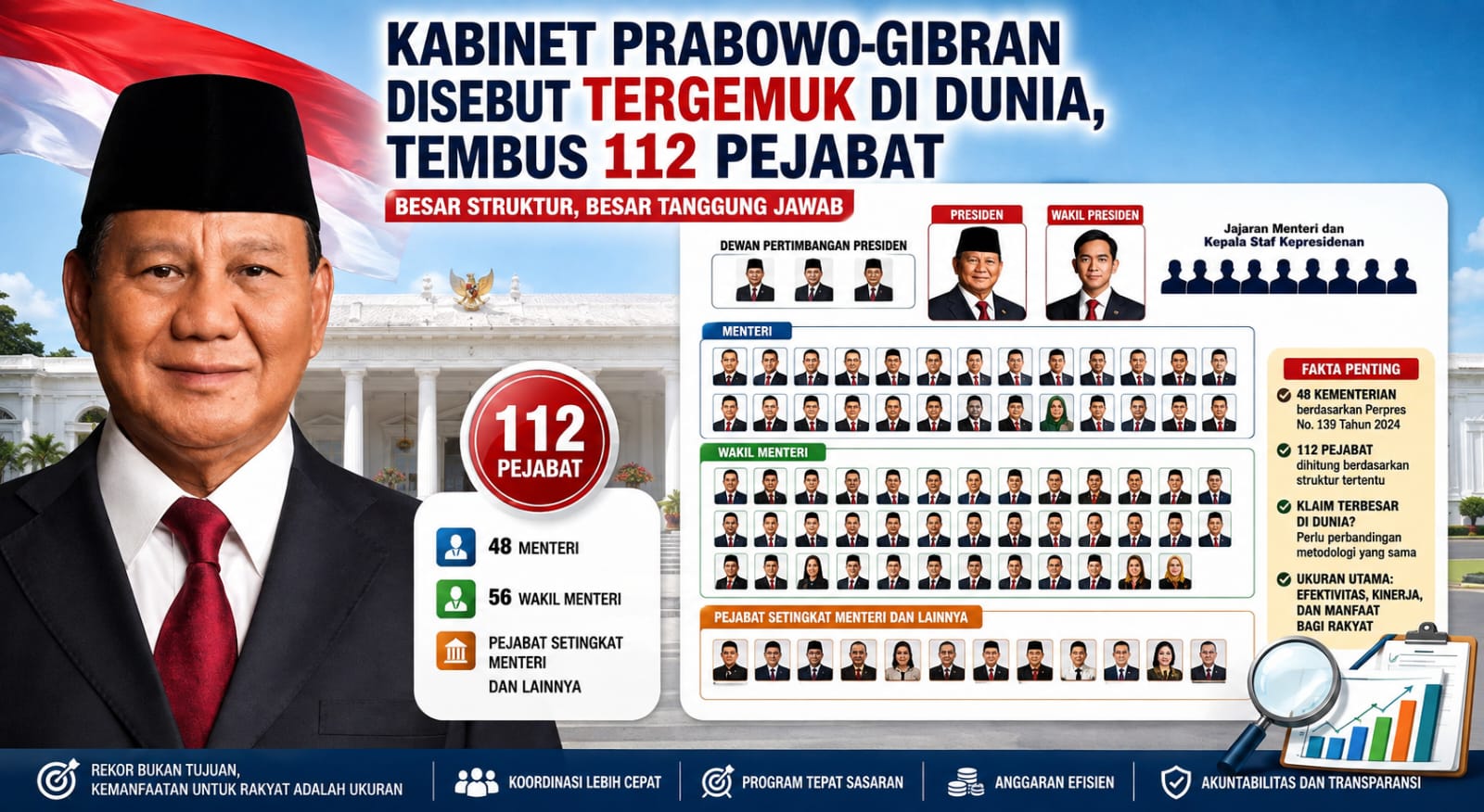 Kabinet 112 Pejabat, Seberapa Efektif Pemerintah?