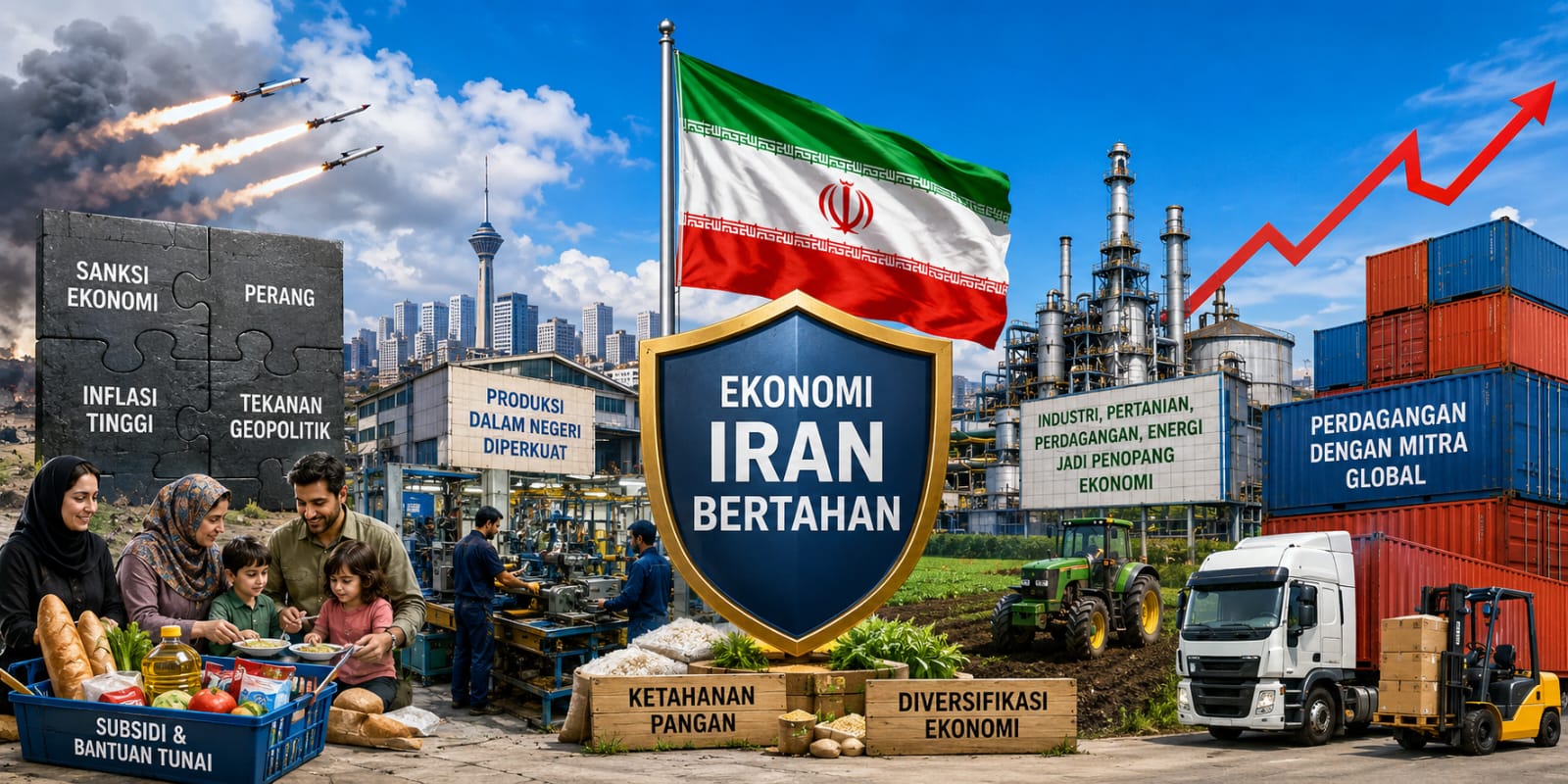Mengapa Ekonomi Iran Tak Mudah Runtuh