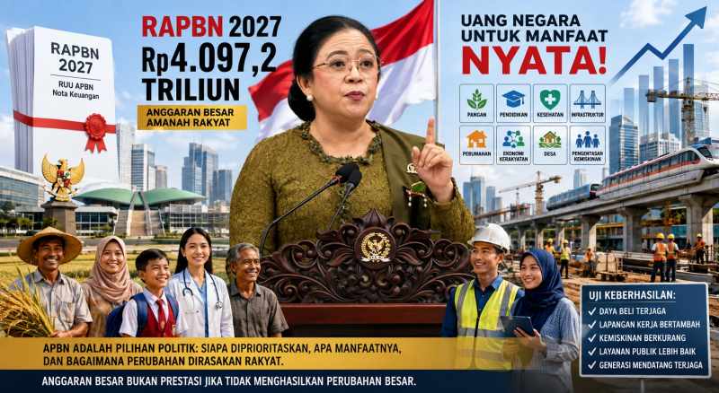 RAPBN Empat Ribu Triliun Diuji Rakyat