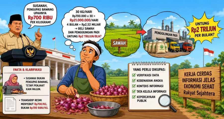Opini: Bawang, Angka, dan Akal Sehat Negara