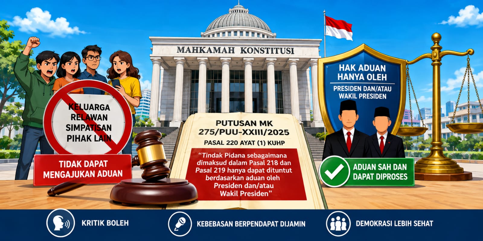 MK Batasi Aduan, Bukan Kritik Presiden