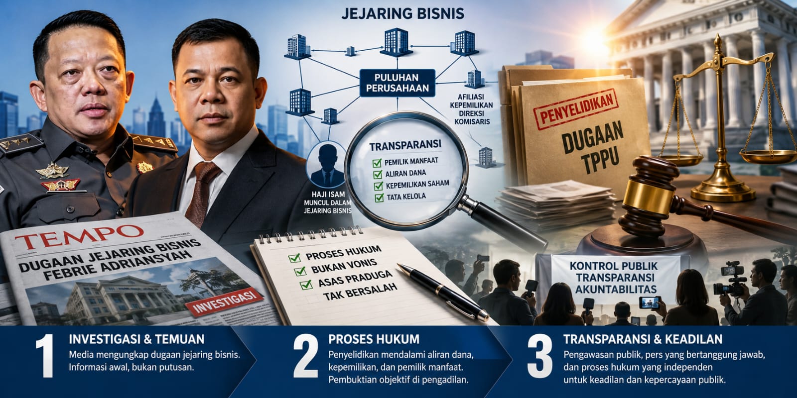 Mengurai Dugaan Jejaring Bisnis Kekuasaan Transparan