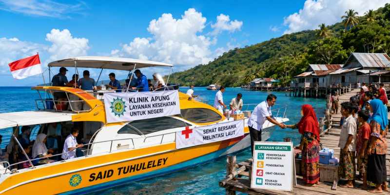Kapal Filantropi Menembus Batas Laut Maluku