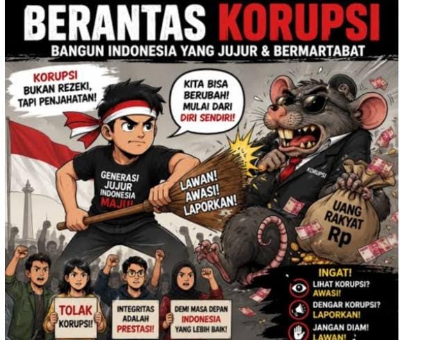 Bersama Melawan Korupsi : Komunitas Pemuda Masyarakat apresiasi Langkah Polri