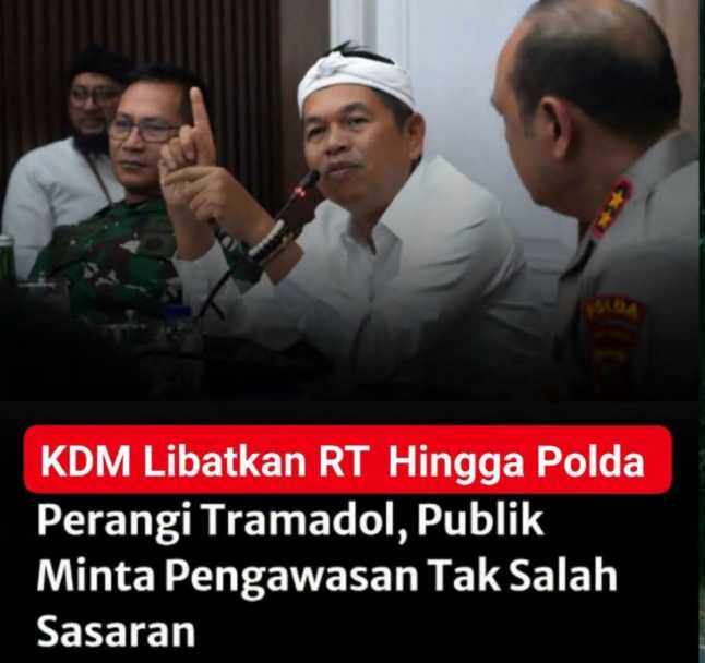 Gubernur Jabar Imbau Semua Pihak Terlibat dapam Pemberantasan Peredaran Obat Keras dan Miras